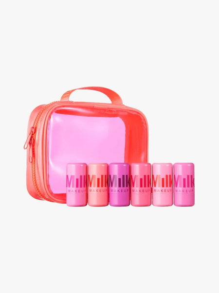 Milk Makeup Ready to Jelly Cooling Water Jelly Tint Gift Set in branded components on a light gray background