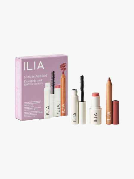 Ilia Minis For Any Mood in branded components on a light gray background
