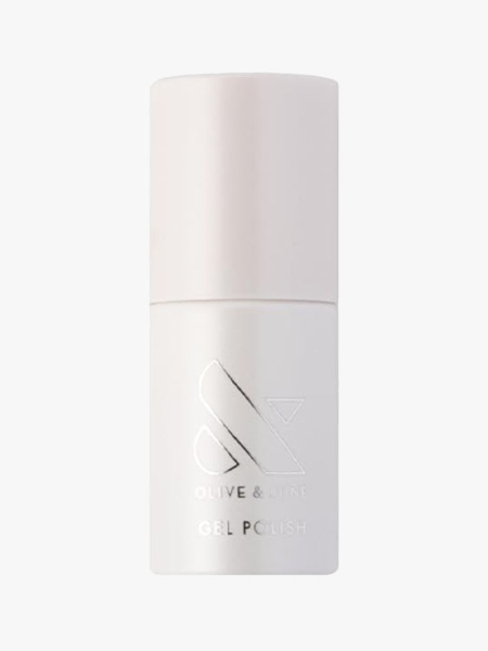 Olive & June Long-Lasting Nail Polish in Atlas in branded component on a light gray background